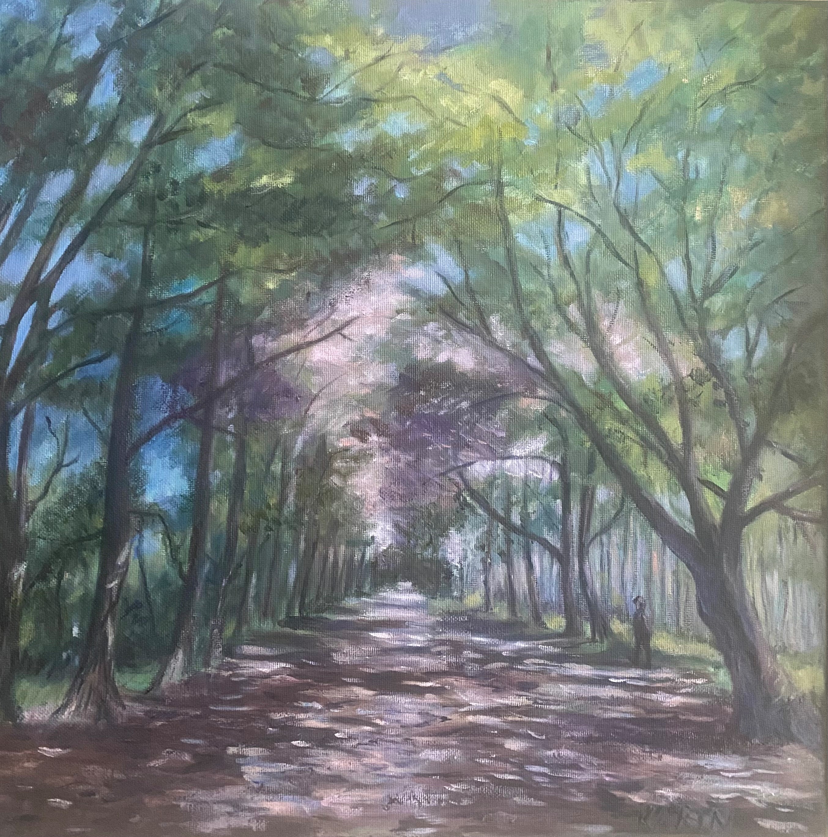 ROMAN ROAD IN THE FOREST